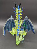 Crushed Opal Dragon Sculpture Dab Rig - Mako Glass-Avernic Smoke Shop
