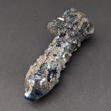 Curious Kraken Metallic Electroplated Glass Chillum | 3.5"-Avernic Smoke Shop