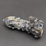 Curious Kraken Metallic Electroplated Glass Chillum | 3.5"-Avernic Smoke Shop