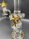 Empire Glassworks Mini Recycler - Save the Bees - Avernic Smoke Shop