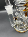 Empire Glassworks Mini Recycler - Save the Bees - Avernic Smoke Shop