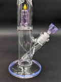 Envy Glass 17" Inline Candle Perc Straight Tube-Avernic Smoke Shop