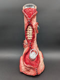 Flesh Monster 3D Beaker Bong 12"-Avernic Smoke Shop