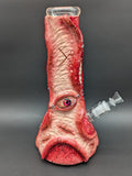 Flesh Monster 3D Beaker Bong 12"-Avernic Smoke Shop