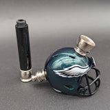 Football Helmet Metal Smoking Pipes-Avernic Smoke Shop