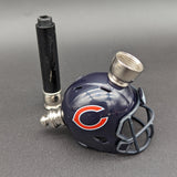 Football Helmet Metal Smoking Pipes-Avernic Smoke Shop