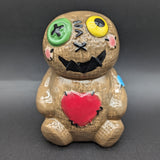Fujima Voodoo Doll Ceramic Stash Jar | 4.5"-Avernic Smoke Shop