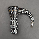 Fully Worked Polka Dot 4 Hole Slide 18mm-Avernic Smoke Shop