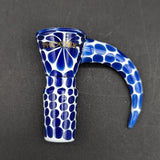 Fully Worked Polka Dot 4 Hole Slide 18mm-Avernic Smoke Shop