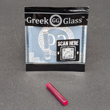 Greek Glass 5mm x 30mm Pillar-Avernic Smoke Shop
