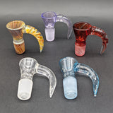 Greek Glass Full Color 18mm 4 Hole Slide-Avernic Smoke Shop