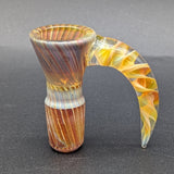 Greek Glass Full Color 18mm 4 Hole Slide-Avernic Smoke Shop
