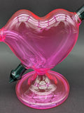 Heart Shaped Dab Rig w/ Banger-Avernic Smoke Shop