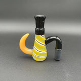 Horned Wonder Dry Glass Ash Catcher 14mm 90D - Avernic Smoke Shop