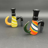 Horned Wonder Dry Glass Ash Catcher 14mm 90D - Avernic Smoke Shop