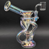 Iridescent Dual Uptake Recycler Dab Rig-Avernic Smoke Shop