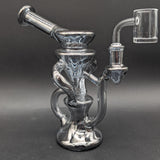 Iridescent Dual Uptake Recycler Dab Rig-Avernic Smoke Shop
