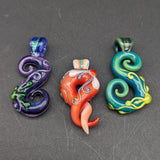 Lyric - Tentacle Swirl Glass Pendants-Avernic Smoke Shop