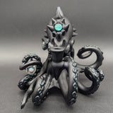 Mako Glass 10mm Opal Eyes Octopus Sculpture Dab Rig-Avernic Smoke Shop