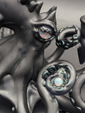 Mako Glass 10mm Opal Eyes Octopus Sculpture Dab Rig-Avernic Smoke Shop