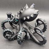Mako Glass 10mm Opal Eyes Octopus Sculpture Dab Rig-Avernic Smoke Shop