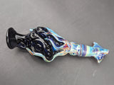 Mako Glass Amber Purple Squid Puffco Peak Glass-Avernic Smoke Shop