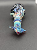 Mako Glass Amber Purple Squid Puffco Peak Glass-Avernic Smoke Shop