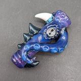 Mako Glass Sea Monster Chillum Pipe #3-Avernic Smoke Shop