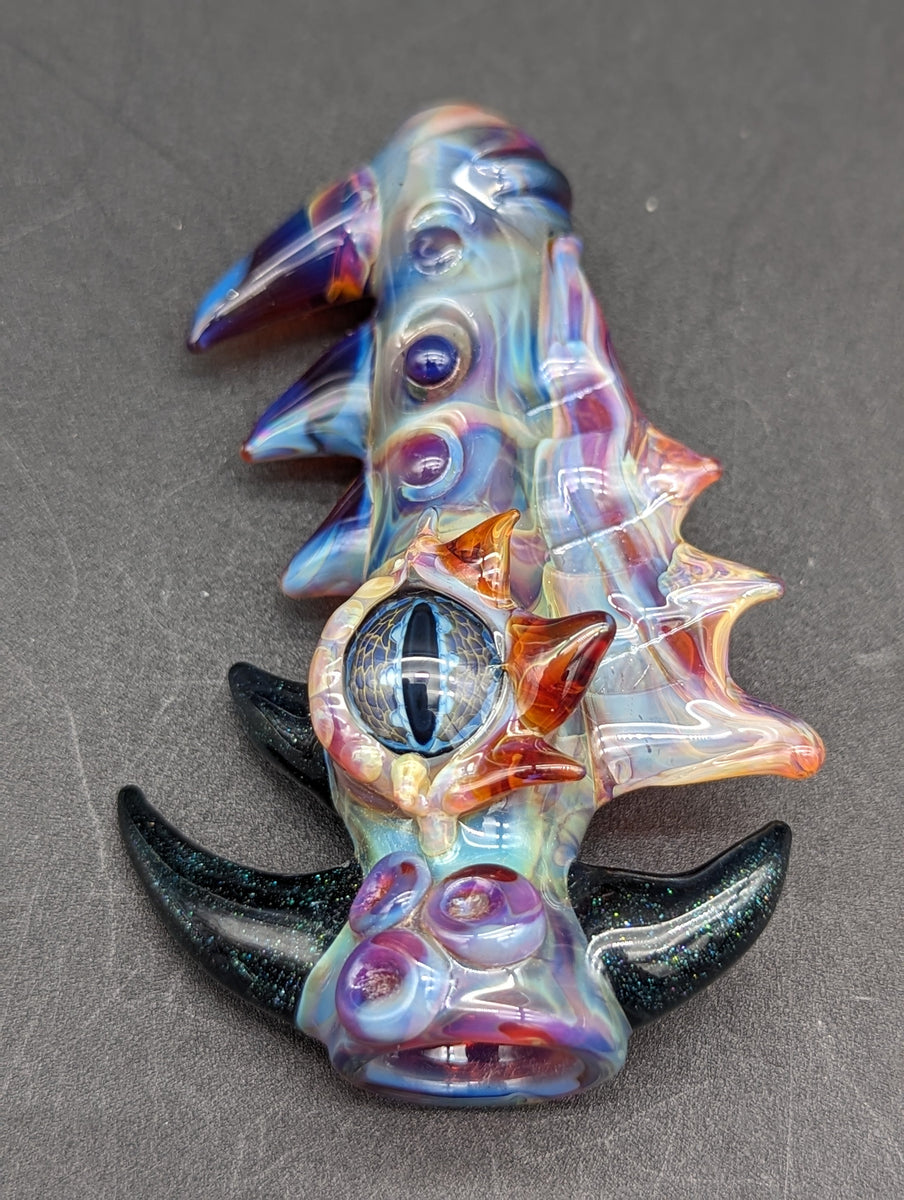 pipe of smoke monsters Mako Glass Sea Monster Chillum Pipe #1 – Avernic Smoke Shop