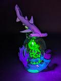 Mako Glass UV Hammerhead Octopus Dab Rig-Avernic Smoke Shop