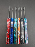 Marbled Resin Dab Tool w/ Metal Tip-Avernic Smoke Shop