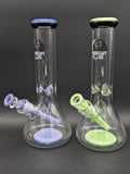 Midnight Glass 12" 9mm Beaker Bong-Avernic Smoke Shop