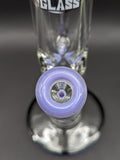 Midnight Glass 12" 9mm Straight Tube Bong-Avernic Smoke Shop