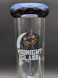 Midnight Glass 12" 9mm Straight Tube Bong-Avernic Smoke Shop