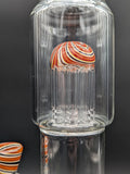 Midnight Glass 18" Worked Dual Perc Bong-Avernic Smoke Shop