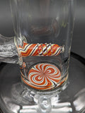 Midnight Glass 18" Worked Dual Perc Bong-Avernic Smoke Shop