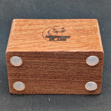 Midnight Glass - 2 Piece Wooden 18mm Slide Holders-Avernic Smoke Shop