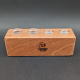 Midnight Glass - 4 Piece Wooden Slide Holders-Avernic Smoke Shop