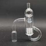 Midnight Quartz Diamond Knot Loop Banger-Avernic Smoke Shop