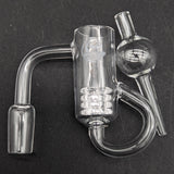 Midnight Quartz Diamond Knot Loop Banger-Avernic Smoke Shop