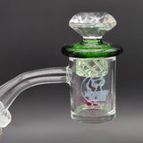 Midnight Quartz XL Banger Vortex Set 14mm 45 Degrees-Avernic Smoke Shop