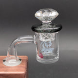 Midnight Quartz XL Banger Vortex Set 14mm 90 Degrees-Avernic Smoke Shop