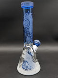 Milkyway Glass "Blood Feud" 11″ Bong w/ Collins Perc-Avernic Smoke Shop