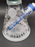 Milkyway Glass "Femme Samurai" 16″ Beaker Bong-Avernic Smoke Shop