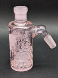 Milkyway Glass "Bee Hive" Wet Ash Catcher 14mm - Pink-Avernic Smoke Shop
