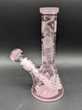 Milkyway Glass Space Odyssey 8" Beaker - Pink-Avernic Smoke Shop
