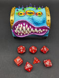 Mimic Monster Polyresin Box with Gaming Dice | 3.8" x 3.6"-Avernic Smoke Shop