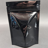 Mylar Bag Matte Black/Clear - 1/8 (3.5g)-Avernic Smoke Shop