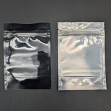 Mylar Bag Matte Black/Clear - 1/8 (3.5g)-Avernic Smoke Shop