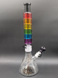 Phoenix 16" Detachable Rainbow Freeze Bong-Avernic Smoke Shop